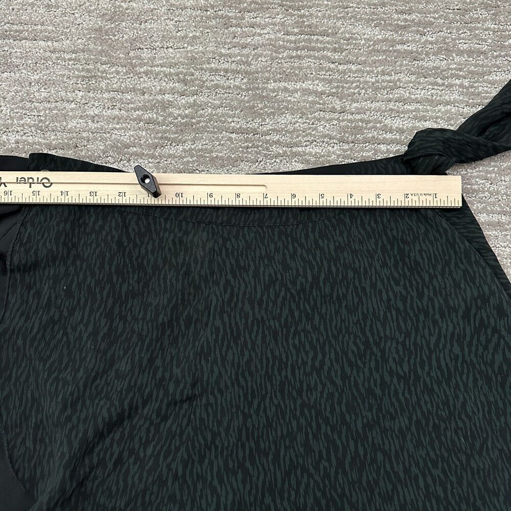 Aerie Skirt Womens Medium Black Wrap Flowy Ruffled Tie Chiffon Mini Short NWT - Picture 12 of 14